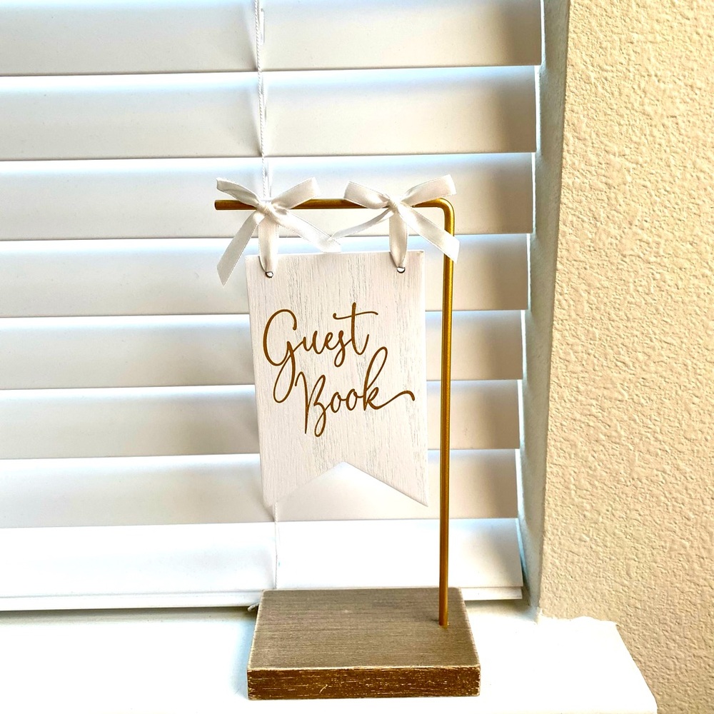 Guest book sign